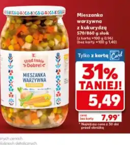 Kaufland Mieszanka warzywna z kukurydzą 570/860 g słoik oferta