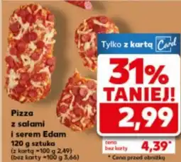 Kaufland Pizza z salami i serem Edam oferta