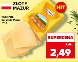 Kaufland MLEKPOL Ser Złoty Mazur oferta