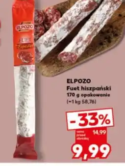 Kaufland Elpozo Fuet hiszpański oferta