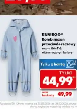 Kaufland KUNIBOO Kombinezon przeciwdeszczowy rozm. 86-116 oferta