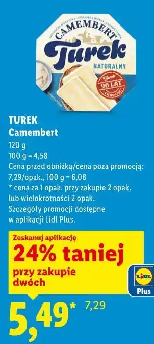 Lidl TUREK Camembert oferta