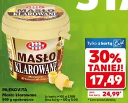 Kaufland MLEKOVITA Masło klarowane 500 g opakowanie oferta