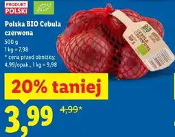 Lidl Polska BIO Cebula czerwona oferta