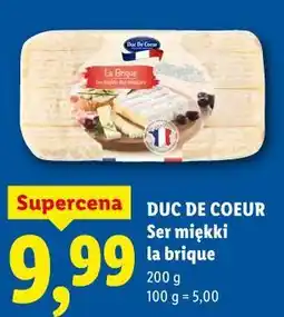 Lidl DUC DE COEUR Ser miękki la brique oferta