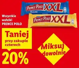 Lidl Wszystkie wafelki PRINCE POLO oferta