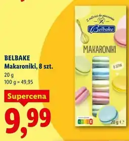 Lidl BELBAKE Makaroniki, 8 szt oferta