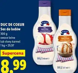 Lidl DUC DE COEUR Sos do lodów owoce leśne oferta