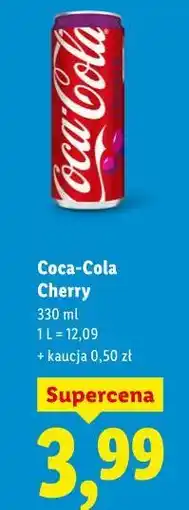Lidl Coca-Cola Cherry oferta