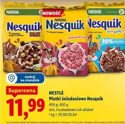 Lidl Nestlé Płatki śniadaniowe Nesquik oferta