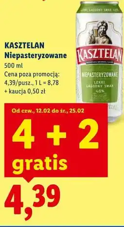 Lidl Kasztelan Niepasteryzowane oferta