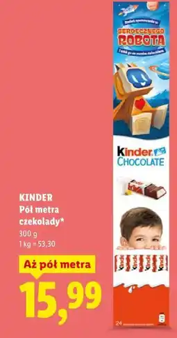 Lidl KINDER Pół metra czekolady oferta