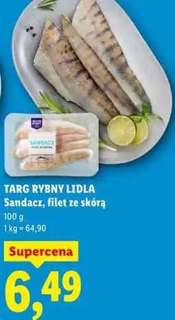 Lidl TARG RYBNY LIDLA Sandacz, filet ze skórą oferta