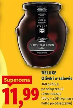 Lidl DELUXE Oliwki w zalewie Kalamon Całe oferta