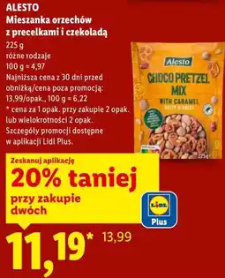 Lidl Alesto Mieszanka orzechów z precelkami i czekoladą (różne rodzaje) oferta