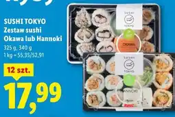Lidl SUSHI TOKYO Zestaw sushi Okawa lub Hannoki oferta