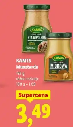 Lidl KAMIS Musztarda (różne rodzaje) oferta