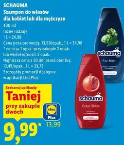 Lidl SCHAUMA Szampon do włosów dla kobiet lub dla mężczyzn oferta