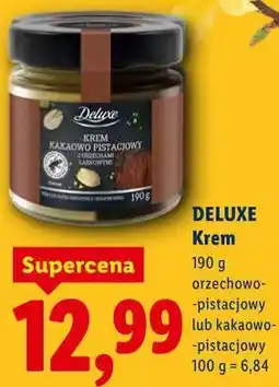 Lidl DELUXE Krem orzechowo-pistacjowy lub kakaowo-pistacjowy oferta