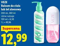 Lidl VEZE Balsam do ciała lub żel aloesowy oferta