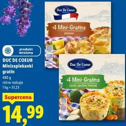 Lidl DUC DE COEUR Minizapiekanki gratin oferta