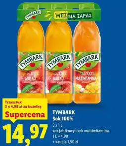 Lidl TYMBARK Sok 100% oferta