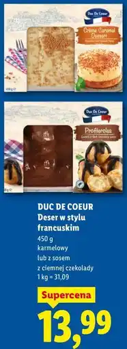 Lidl DUC DE COEUR Deser w stylu francuskim oferta