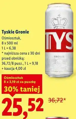 Lidl Tyskie Gronie Ośmiosztuk oferta