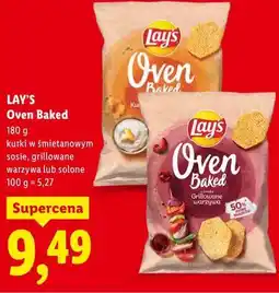 Lidl LAY'S Oven Baked kurki w śmietanowym sosie, grillowane warzywa lub solone oferta