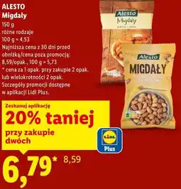 Lidl Alesto Migdały (różne rodzaje) oferta