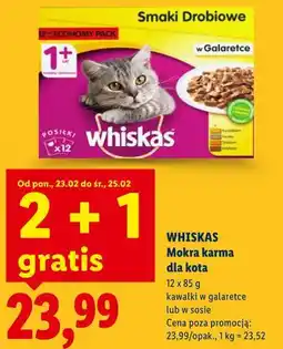 Lidl WHISKAS Mokra karma dla kota oferta