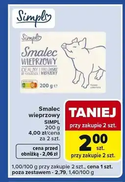Carrefour Express Smalec wieprzowy oferta