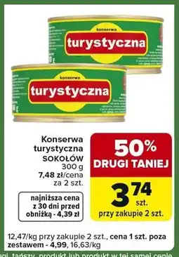 Carrefour Express Konserwa turystyczna Sokołów różne rodzaje oferta
