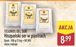 ALDI Hiszpański ser w plastrach różne rodzaje oferta