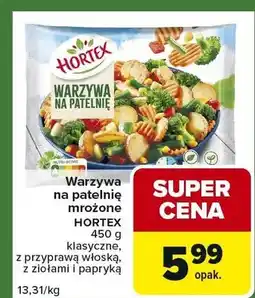 Carrefour Express Warzywa na patelnię mrożone klasyczne, z przyprawą włoską, z ziołami i papryką oferta