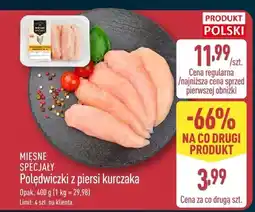 ALDI Poledwiczki z piersi kurczaka oferta