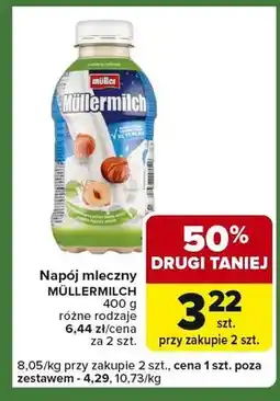 Carrefour Express Napój mleczny Müllermilch różne rodzaje oferta