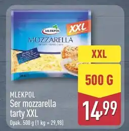 ALDI Ser mozzarella tarty XXL oferta