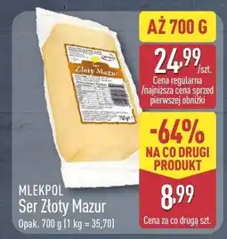 ALDI Ser Złoty Mazur oferta