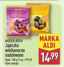 ALDI Jajeczka wielkanocne nadziewane oferta