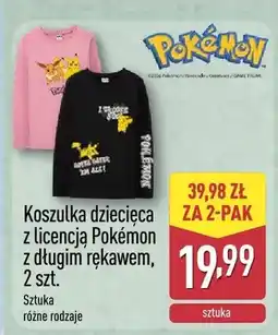 ALDI Koszulka dziecięca z licencją z długim rękawem, 2 szt oferta