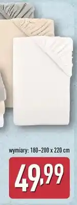 ALDI Prześcieradło z gumką oferta