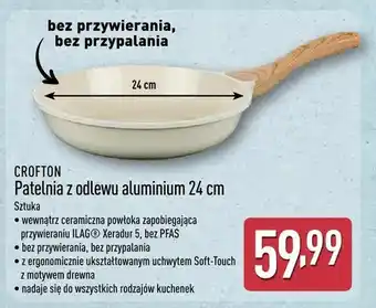 Patelnia z odlewu aluminium 24 cm Crofton
