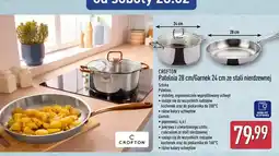 ALDI Garnek 24 cm ze stali nierdzewnej Crofton oferta