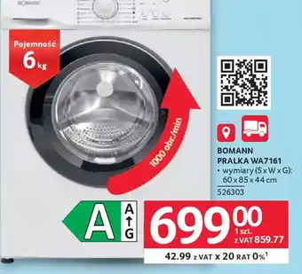 Pralka Bomann WA7161