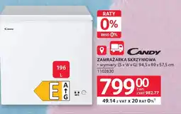 Selgros Candy Zamrażarka skrzyniowa oferta