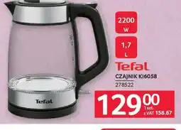 Selgros Czajnik Tefal KI605B oferta
