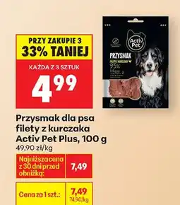 Biedronka Przysmak dla psa filety z kurczaka oferta