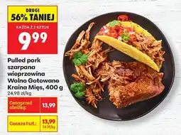Biedronka Pulled pork szarpana wieprzowina wolno gotowane oferta