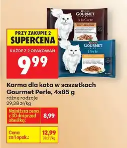 Biedronka Karma dla kota w saszetkach Perle różne rodzaje oferta